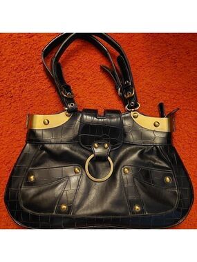 Vintage* Veneto Black Medium Handbag